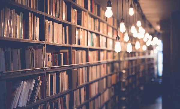 light inside library